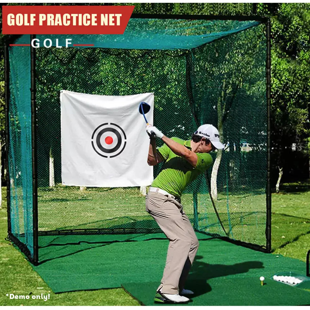 BALLSTRIKE 3X3M Golf Practice Net Driving Hitting Net Chipping Practice Cage Golf Net -SETA