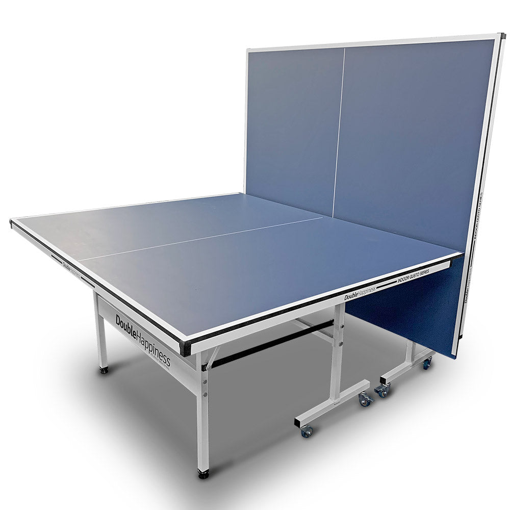 DOUBLE HAPPINESS Indoor Premium 190 Table Tennis Ping Pong Table Top with Free Accessories Package