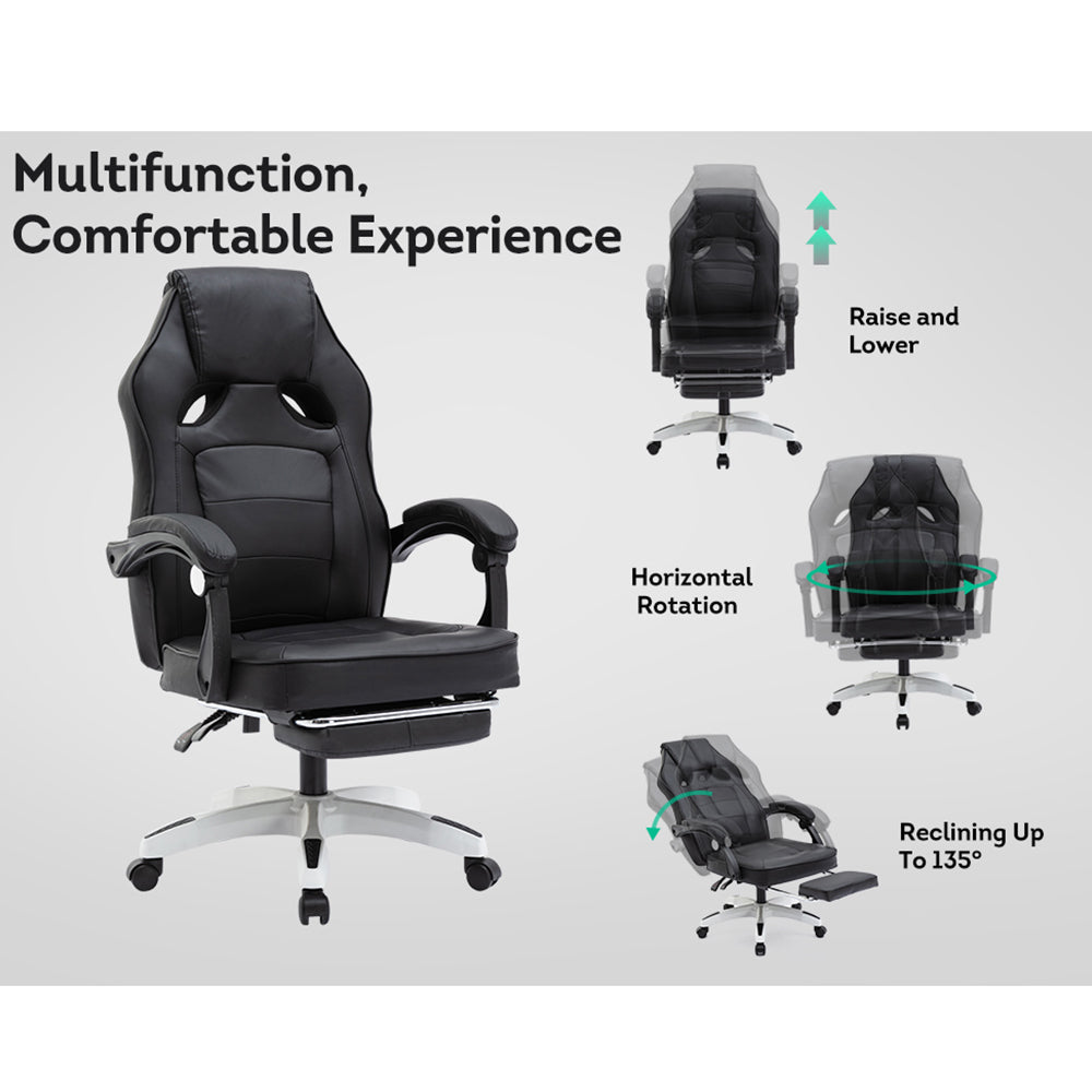 MASON TAYLOR 806 Home Office Chair W/ Leg Rest Castors Computer Chairs