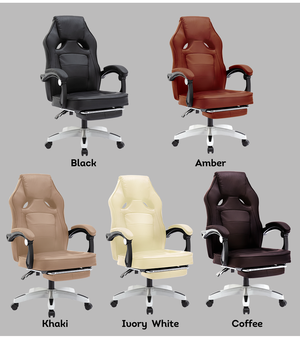 MASON TAYLOR 806 Home Office Chair W/ Leg Rest Castors Computer Chairs