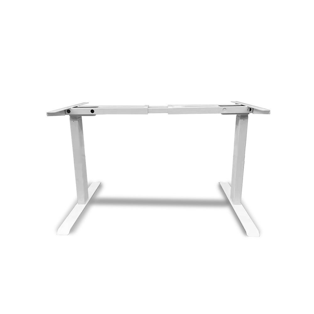 MASON TAYLOR Electric Standing Desk Motorised Sit Stand Height Adjustable Frame Dual Motors Black/White