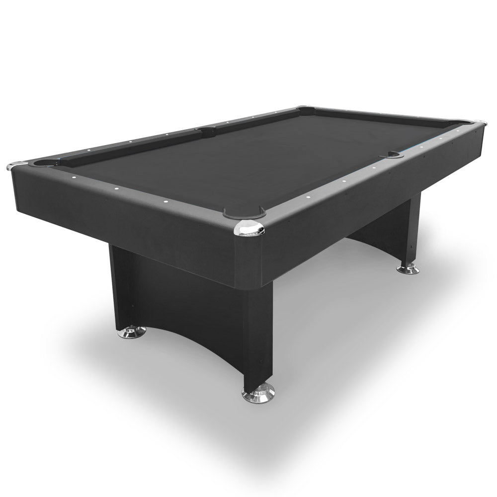 MACE 7FT Modern Design Pool Table Snooker Billiard Table Black Frame with Free Accessories