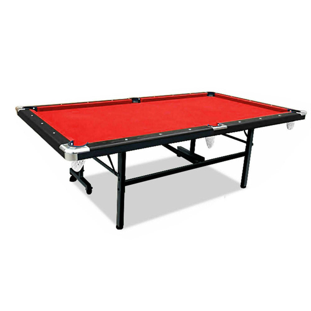 MACE 7FT Foldable Pool Table Billiard Table Free Accessory for Small Room