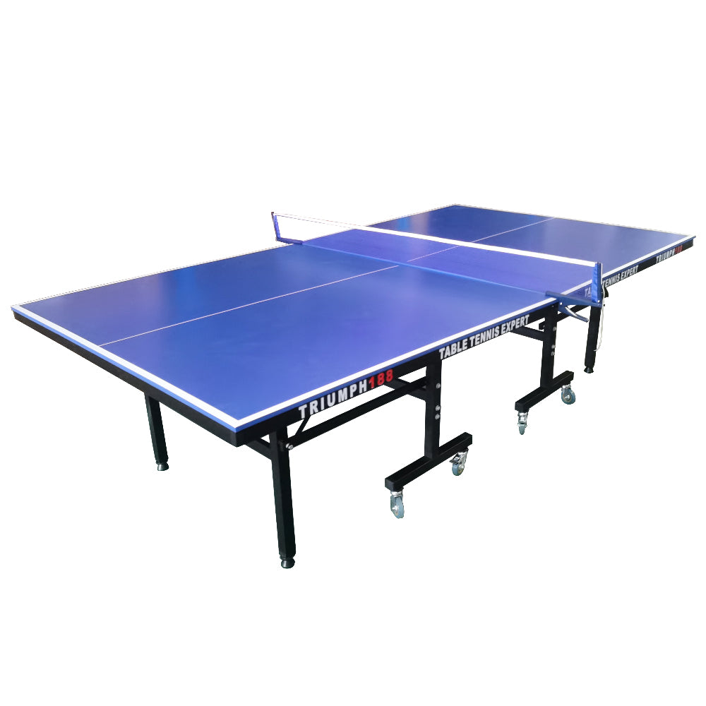 PRIMO Outdoor Triumph 188 Table Tennis Ping Pong Table w/ Accessories Package