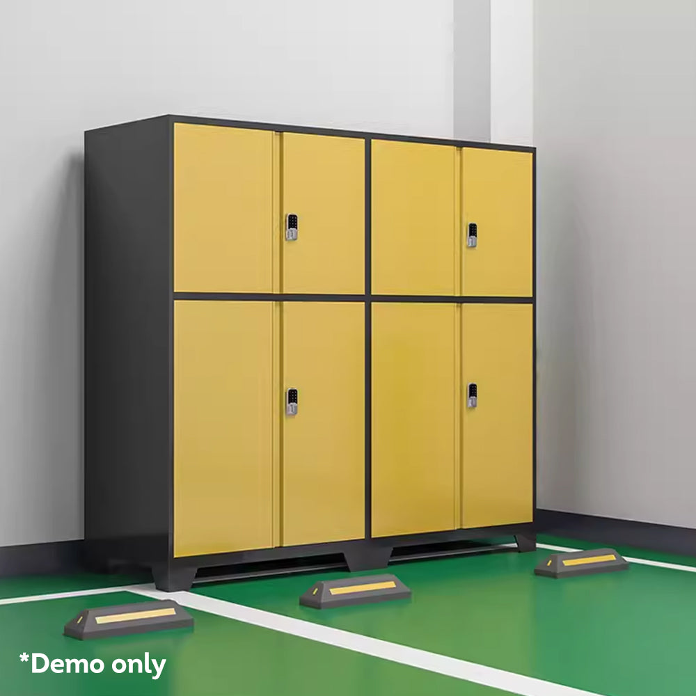 MASON TAYLOR C2 Storge Cabinet W/ Electronic Password Lock Underground Garage Storge - Yellow