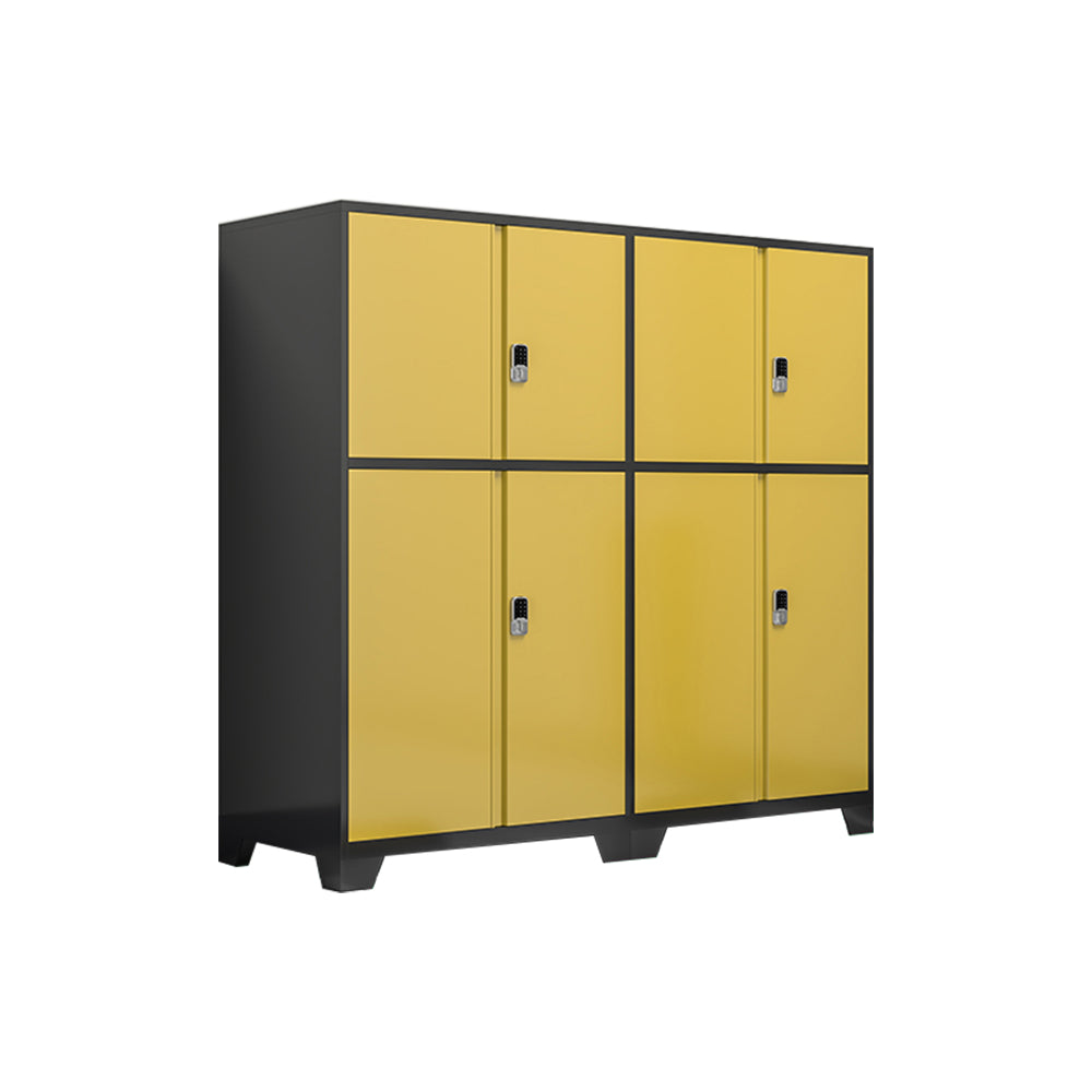 MASON TAYLOR C2 Storge Cabinet W/ Electronic Password Lock Underground Garage Storge - Yellow