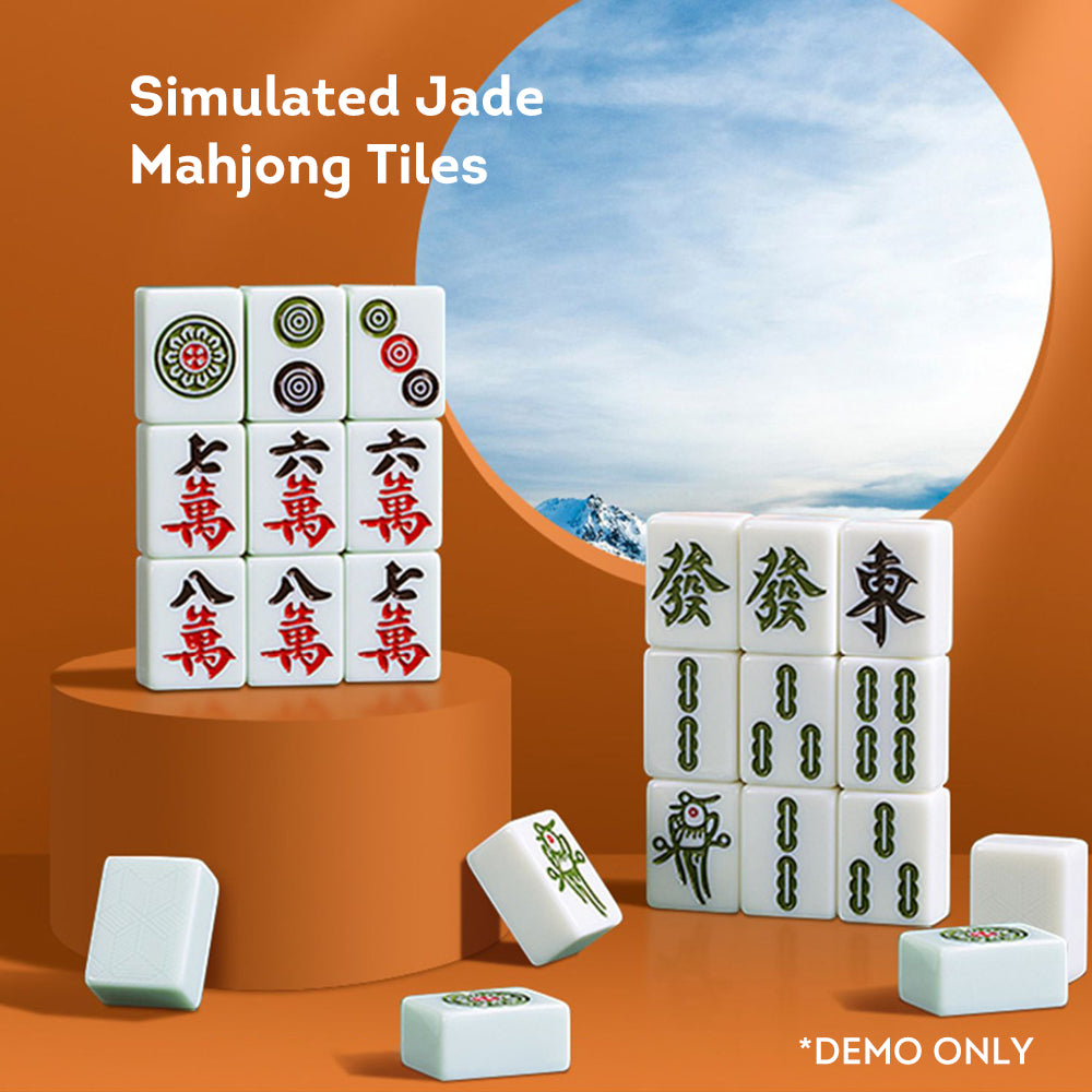 SHIHE GL Mute Automatic Mahjong Table Set Includes Cover and Four Luxury Chairs