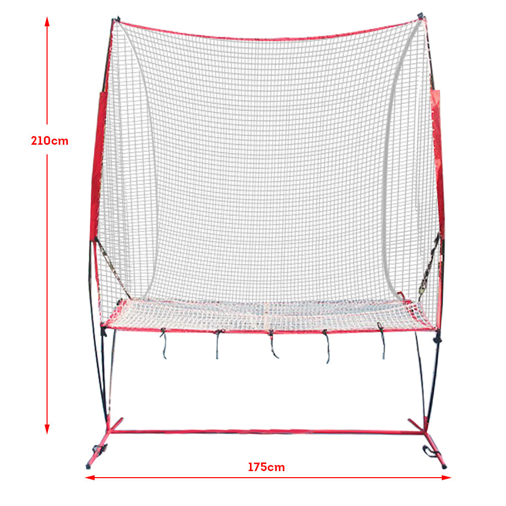 BallStrike T01 Tennis Toss Machine With Ball Collector Net Tennis Ball Tosser Serving Trainer - Red&Balck