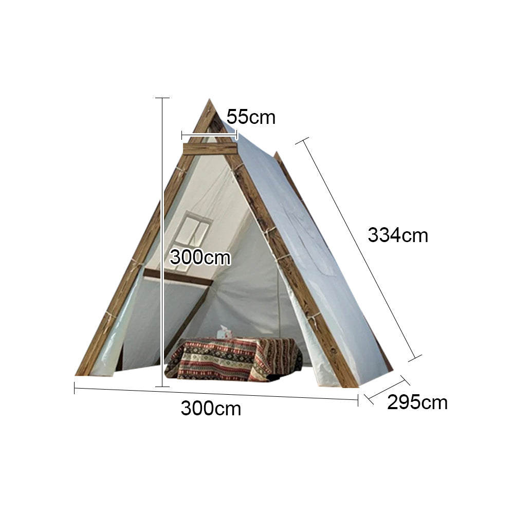 LANNISTER 3x3M Oxford Cloth Tent Outdoor Easy Set Up - White