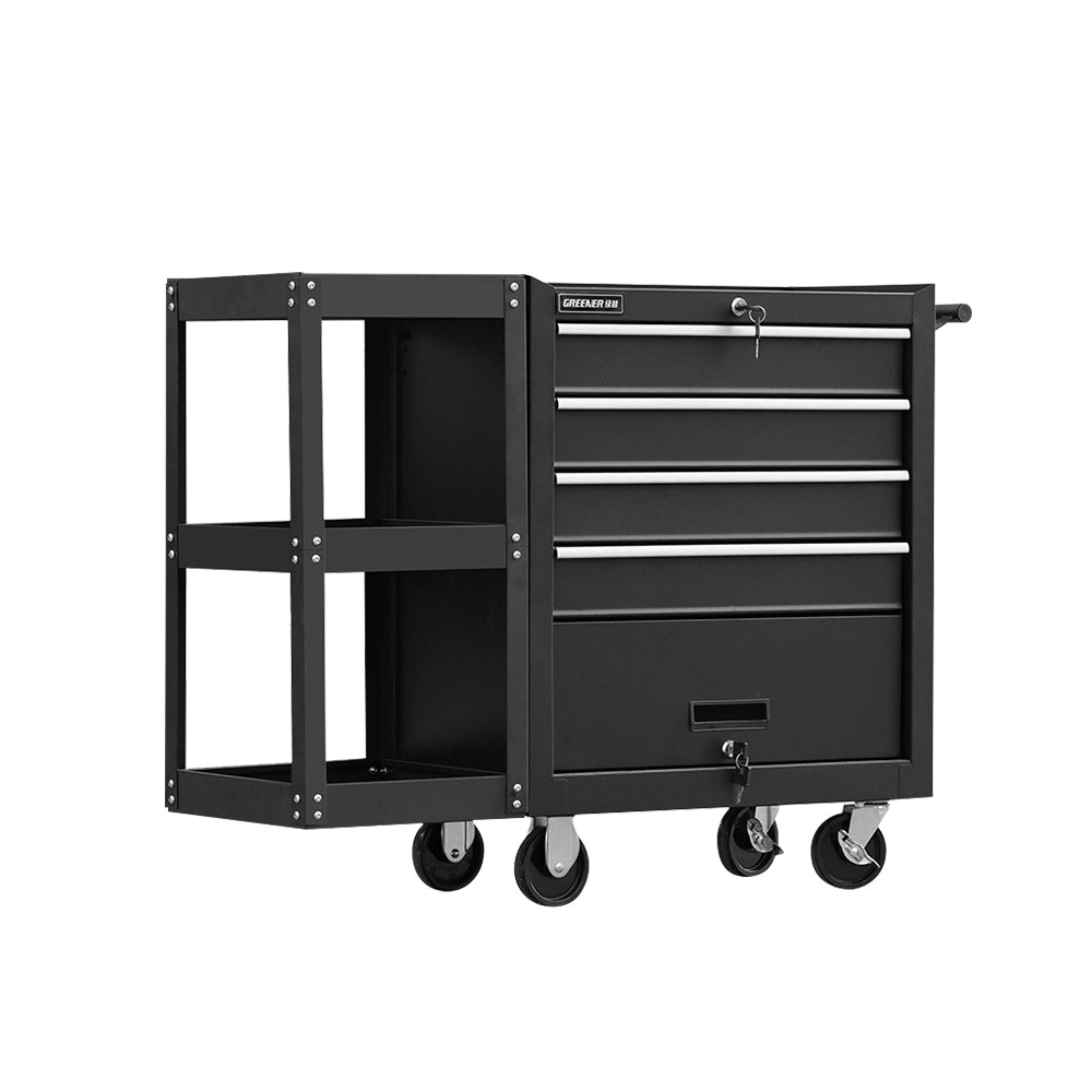 MASON TAYLOR Heavy-Duty Steel Tool Chest Storage Cabinet with Wheels