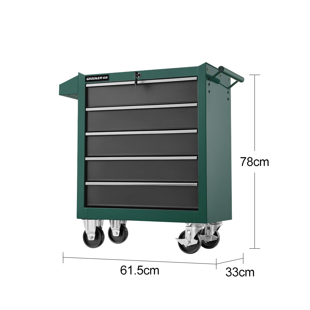 MASON TAYLOR Heavy-Duty Steel Tool Chest Storage Cabinet with Wheels