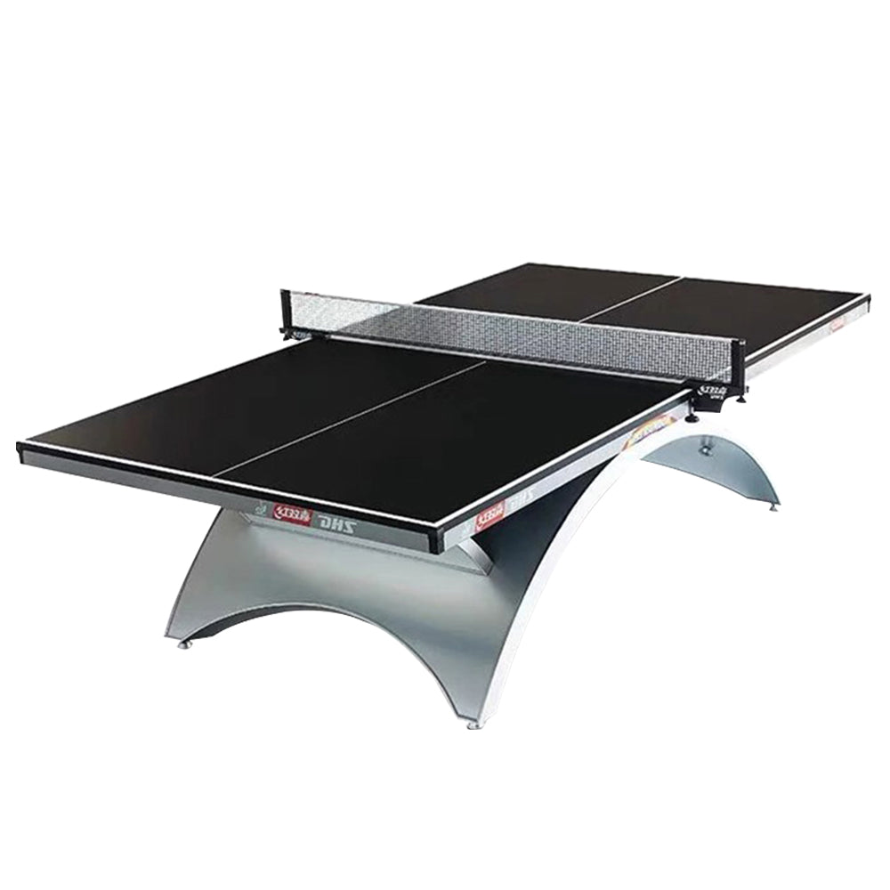 DHS RAINBOW5 Indoor 25mm Table-top Table Tennis / Ping Pong Table W/ Accessories - Black